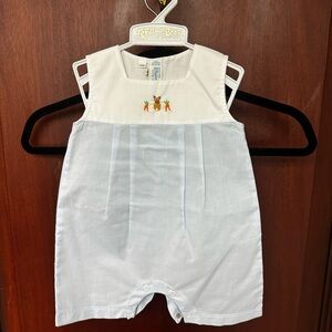 Easter bunny sleeve shortall